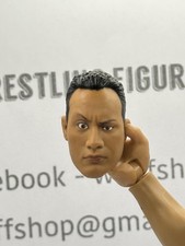WWE Elite Monday Night Wars 9 - The Rock Raised Eyebrow Head Fodder 1/12 Scale