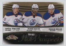 2015 Fleer Showcase Hot Prospects Trios /599 Curtis Hamilton Jujhar Khaira 04dx