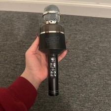 Disco Tech Wireless Karaoke Microphone iPhone/Android Audio Effects Bluetooth