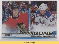 2019-20 Upper Deck Speckled Rainbow Foil Kirby Dach Kaapo Kakko #500 READ 0ua7