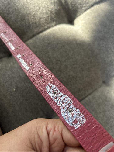 Nocona Pink Western Studded Belt - Girls Size 28 - Picture 10 of 14