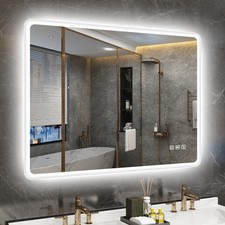 40 32 Bathroom LED Mirror Bluetooth Dimming 3 Colors Plug-in