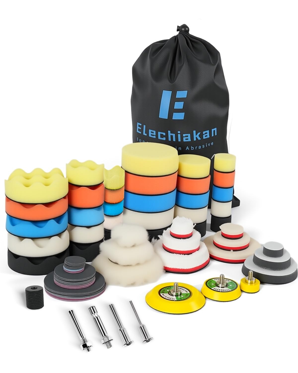78PCS Drill Polishing Buffing Pads Kit with Buffer Polisher 