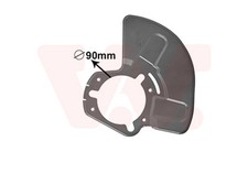 Spritzblech Bremsscheibe VAN WEZEL 3745373 für GTC ASTRA OPEL A04 ZAFIRA A05 T98