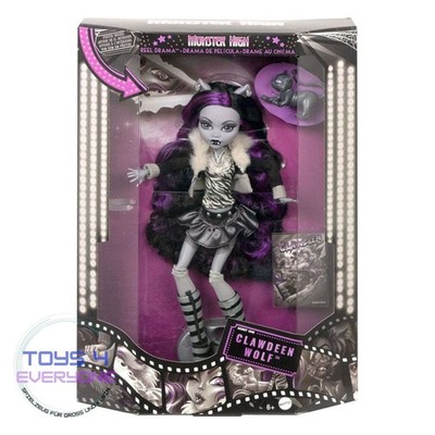 Monster High Reel Drama Puppe Clawdeen Wolf NEU / OVP