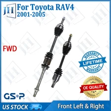 OE Front Pair Left Right CV Axle Shaft Set For 2001-05 Toyota RAV4 2.0L 2.4L FWD