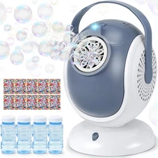Automatic Bubble Blower: 360° Spin, Outdoor Events, Kids Party, Toy