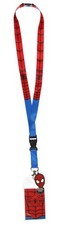 Bioworld Spider-Man Classic ID Lanyard Badge Holder with 1.5" Rubber Charm