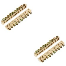  2 Pack Electrical Terminals Screw Cable End Fitting Grounding Connector