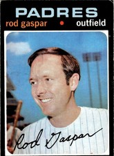 1971 Topps Rod Gaspar San Diego Padres #383