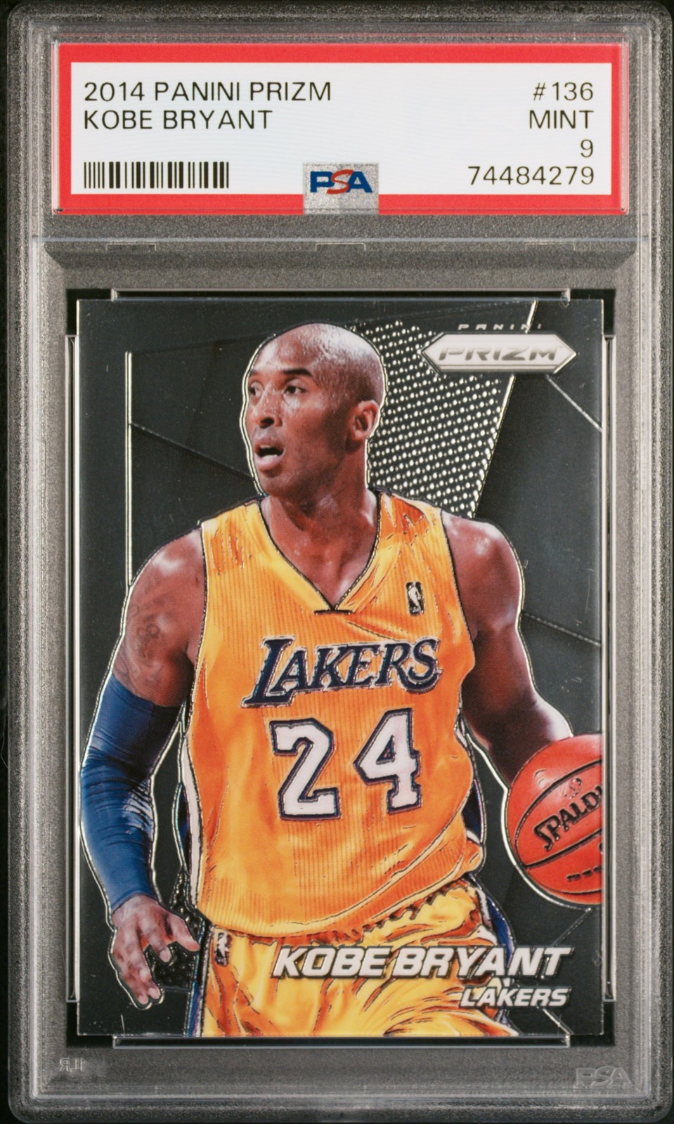 2014 PANINI PRIZM #136 KOBE BRYANT PSA 9