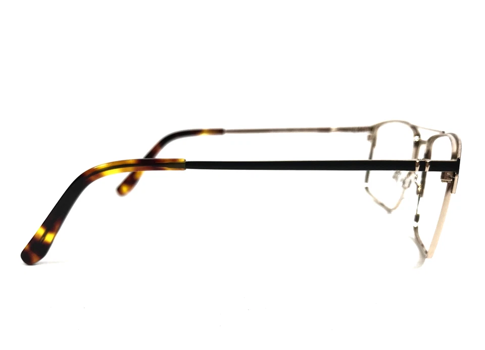 Randy Jackson Eyeglasses Frames 1110 ZYLOWARE 057 Black Gold Full Rim 58-18-145 - Image 3 of 4