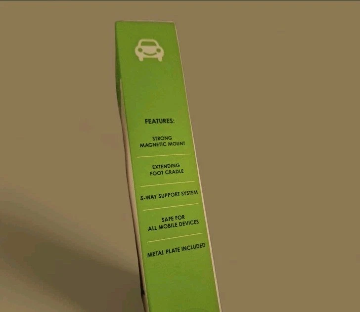 HOT TIPS Soporte magnético para teléfono con ventilación de aire para montaje en automóvil Rotación universal 360° Foto 2 de 4