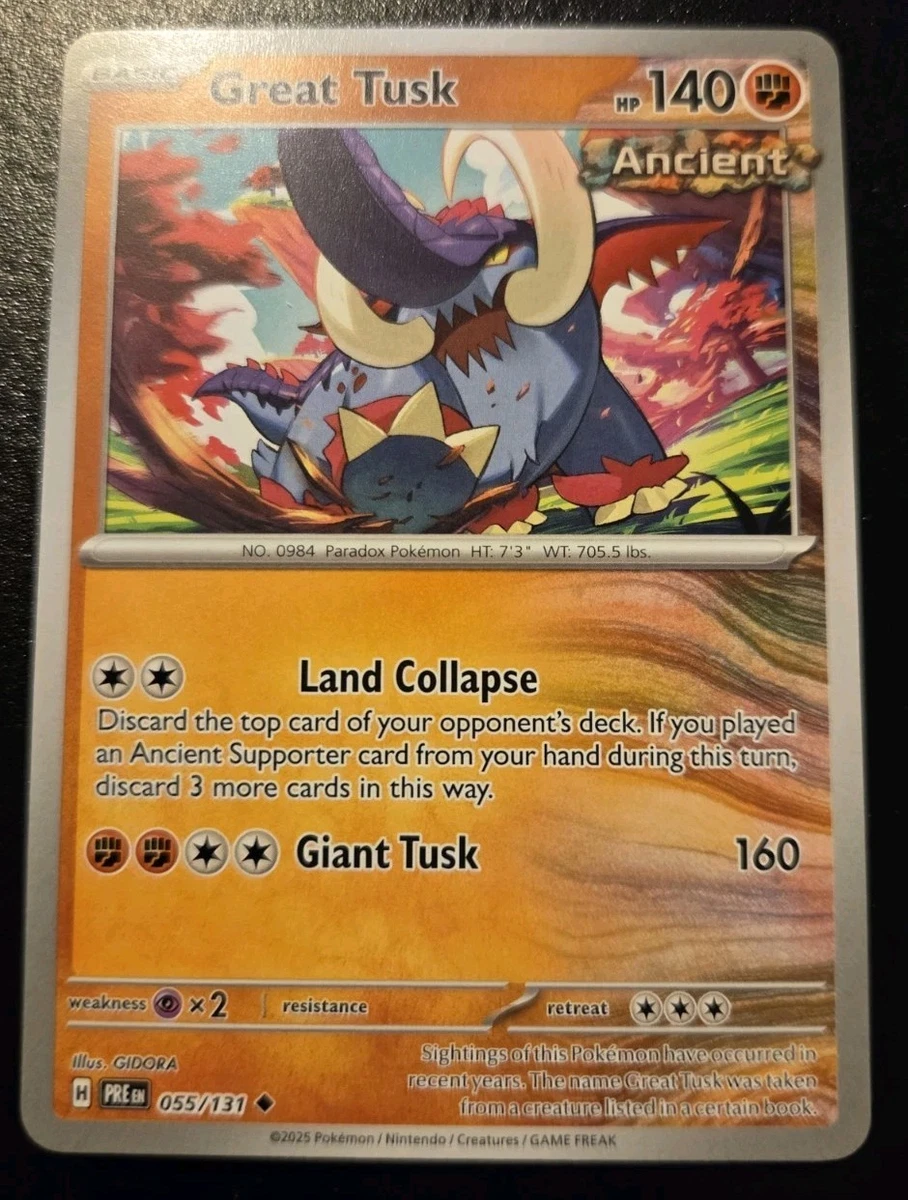 Great Tusk Pokémon TCG Cards for sale