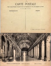 Versailles Galerie des Glaces Mirrors Gallery Postcard France Vintage Unposted