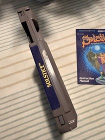 Solstice: The Quest for the Staff of Demnos NES CSG Imagesoft Inc w/ Manual 1990