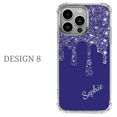 Personalisierte Handyhülle mit Namen Silikon Cover Stoßfest für iPhone 14 12 11 15 98 - Bild 16 von 16