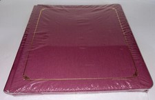 Creative Memories 12x12 Album Mauve Old Style Original Gold Foil, w/pages - NEW