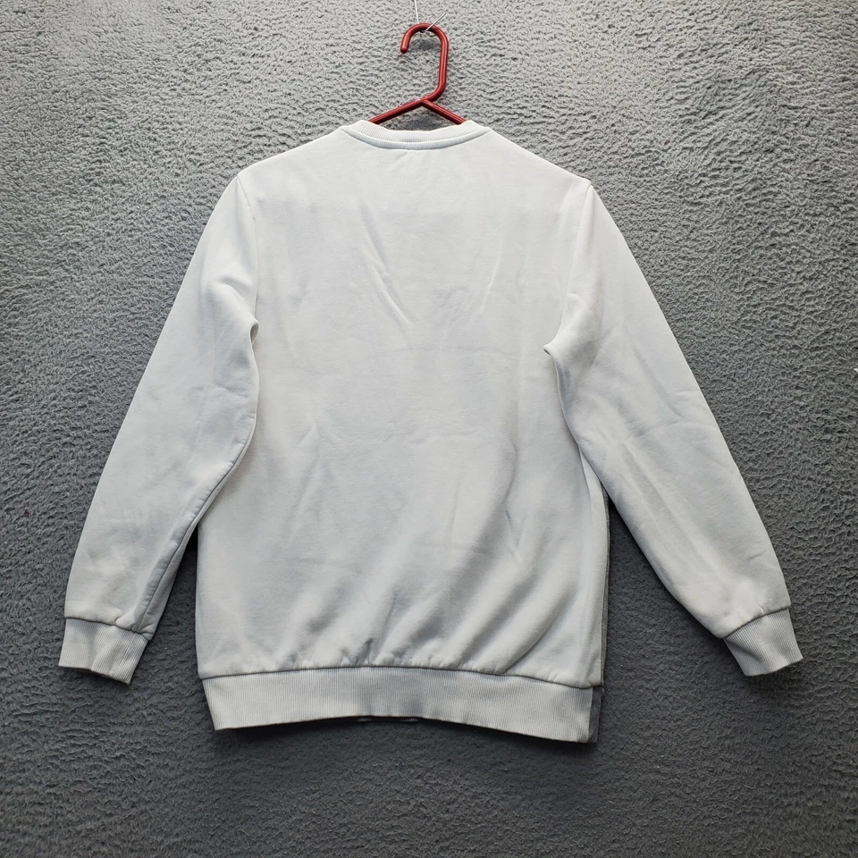 Calvin Klein 卫衣男式小号多羊毛衬里罗纹袖口和下摆圆领 — 第 2/4 张图片