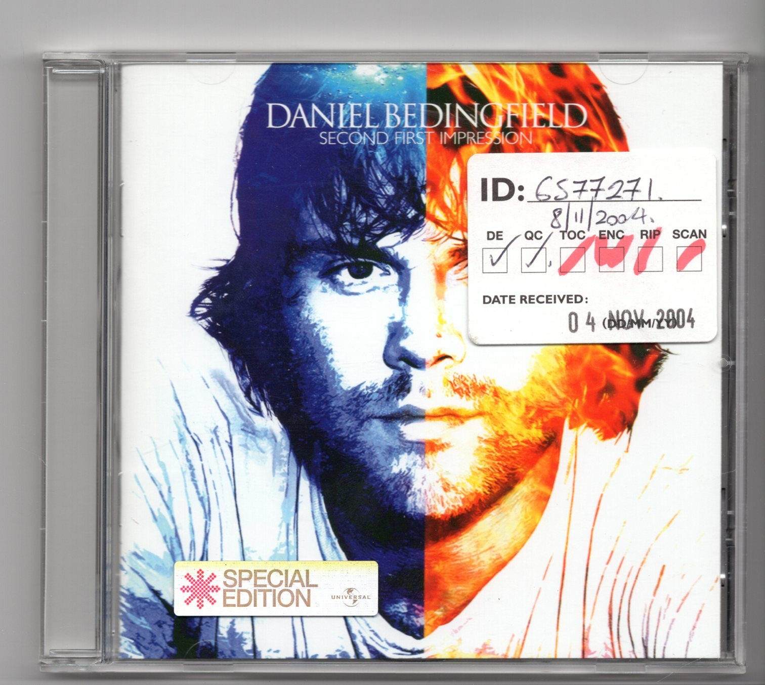 (JG192) Daniel Bedingfield, Second First Impression - 2004 CD