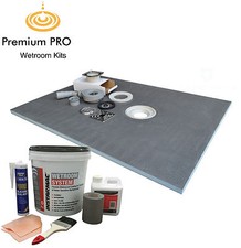 Wet Room Wetroom Kit 1200mm x 900mm Offset  PRO25 - Instarmac Kit