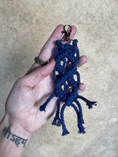 Handmade Macrame keychain/ Macrame Boho Keychain/ Bag Charm /Boho / Gift for Her