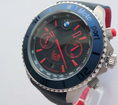 BMW Motorsport M Style Power Racing Sport Design Car Accessory Watch Chronograph - Picture 14 of 24