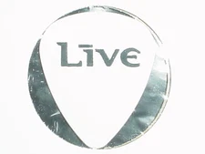LIVE  Logo & Singer Ed kowalczyk Signature RaRe Concert 1994 Tour GUITAR PICK #2