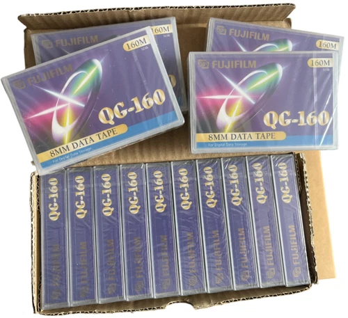 14x Fujifilm 8mm Data Tape QG-160M Datenkassette Digital Data Storage Sammlung