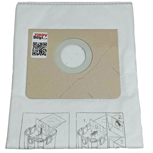 Fein Dustex 25 L fein Turbo 1 fleece reusable dust bag zip zipper 31345061010