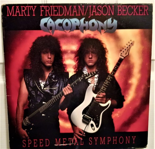 マーティーフリードマン/ジャソンベッカー "カコフォニー"LP 1987 シュラプネルテスト済みクイックシップレア! - 画像1/4
