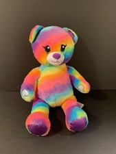 BUILD A BEAR Rainbow Friends Teddy 16" Limited Edition Plush Heart Paws