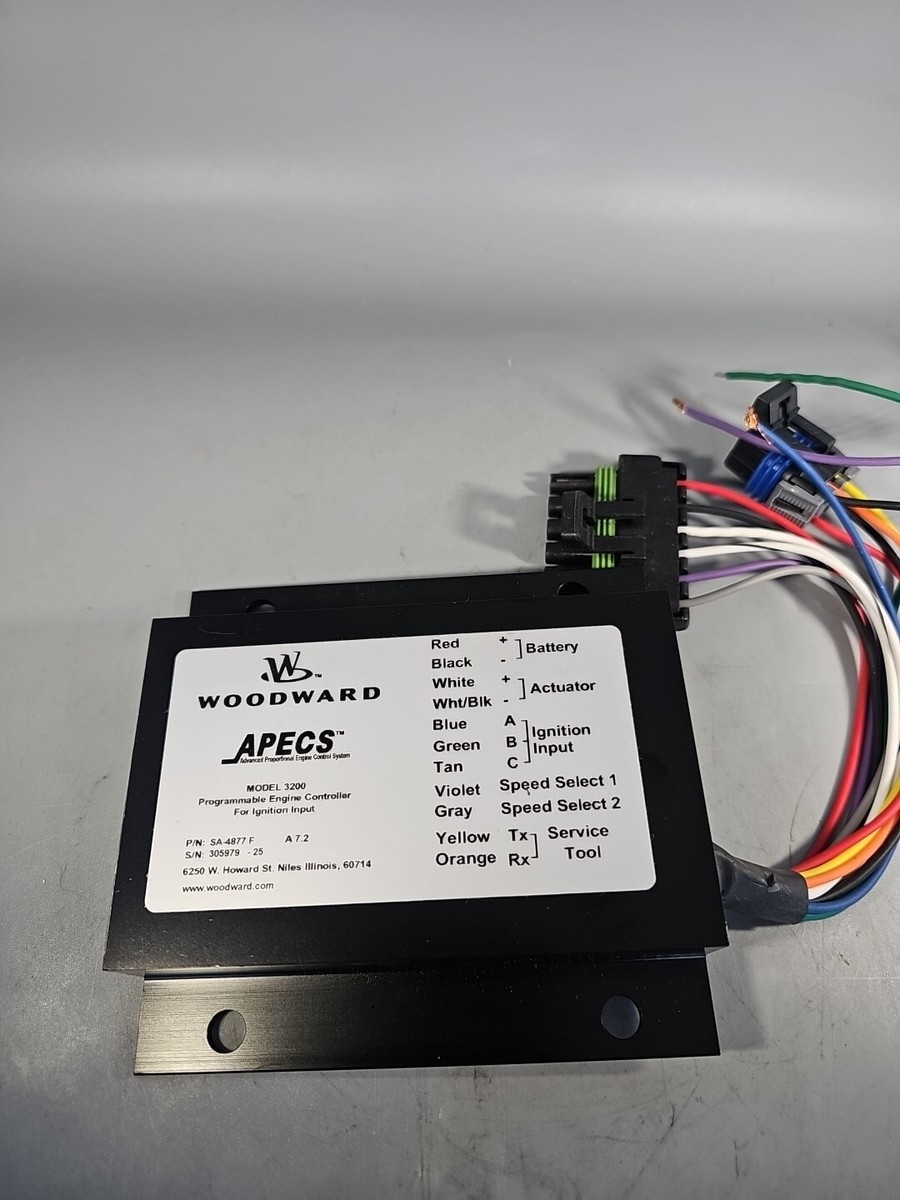 NEW OEM WOODWARD SA-4877 F APECS. Model 3200 New Programmable