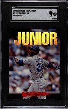 SGC 9 - 1993 Donruss Triple Play #5 Ken Griffey Jr. Nicknames HOF! ICONIC CARD!