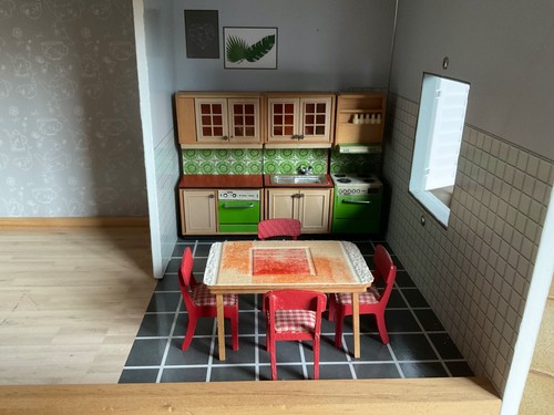 MEUBLES DE MAISON DE POUPÉE - CUISINE ÉQUIPÉE - LUNDBY OF SWEDEN - 1970/1975 - Photo 20/24