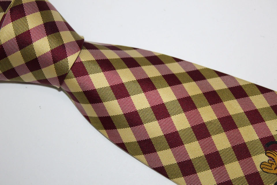 WALT DISNEY MICKEY MOUSE GOOFY Corbata de Seda Hecha en Italia F33709 Foto 3 de 4