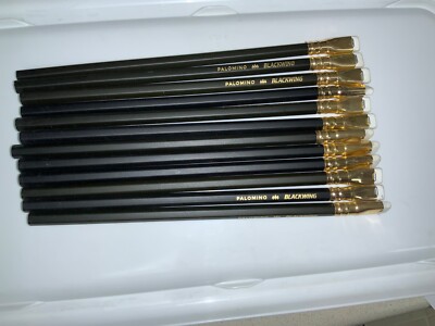 Blackwing Pencils Palomino Original Black tree logo white eraser set of 12