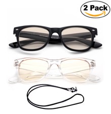 Computer Glasses Blue Light Blocking Horned Rim Eye Strain  Gaming Glasses