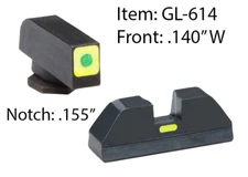 AmeriGlo CAP ProGlo Sight Set Trit Glock 17 19 22 23 24 26 27 33 34 35 37 38 39