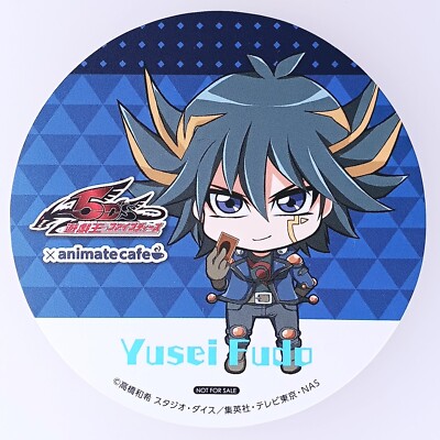 Yusei Fudo Yu-Gi-Oh! 5D × Animate Cafe Untersetzer Japanisch Aus Japan Kosten...