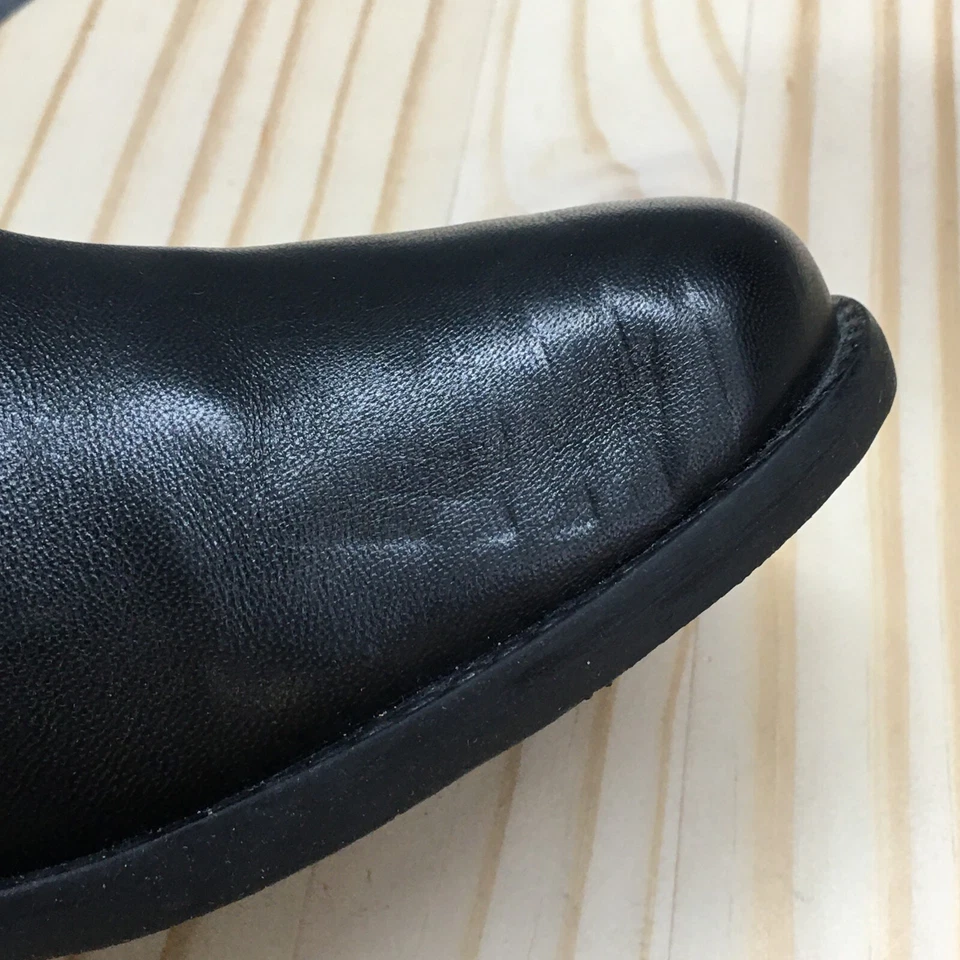 Earth Boots Mujer 8 Anchos Alana Santry Botín Negro Informal Cremallera Lateral Bloque Foto 3 de 4