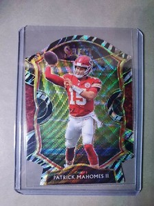 2020 NFL Select zebra Die Cut Concourse Patrick Mahomes II #2 KC Chiefs