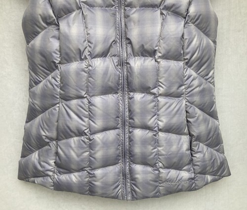 Eddie Bauer EB650 Down Puffer Vest Classic Plaid Thistle Women's XS NWT - Picture 3 of 13