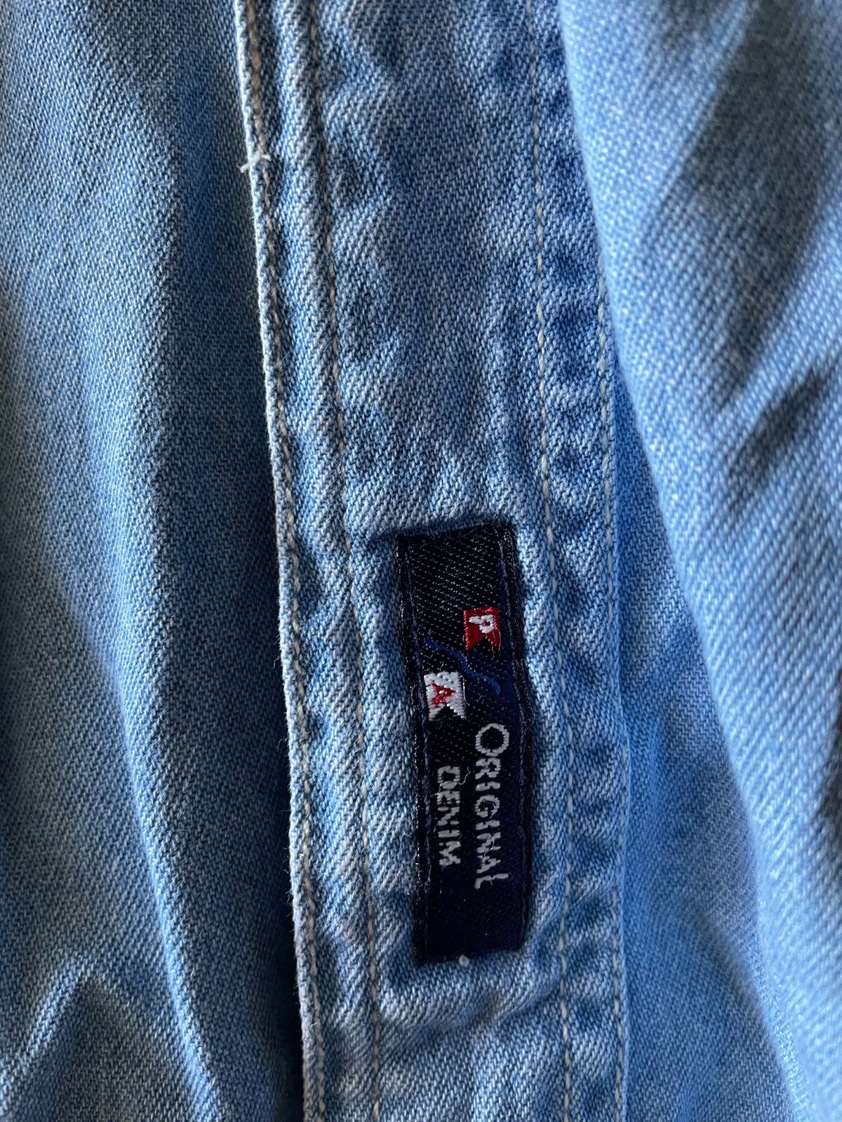 Vintage Microsoft Professional Chambray Men’s  Sh… - image 4