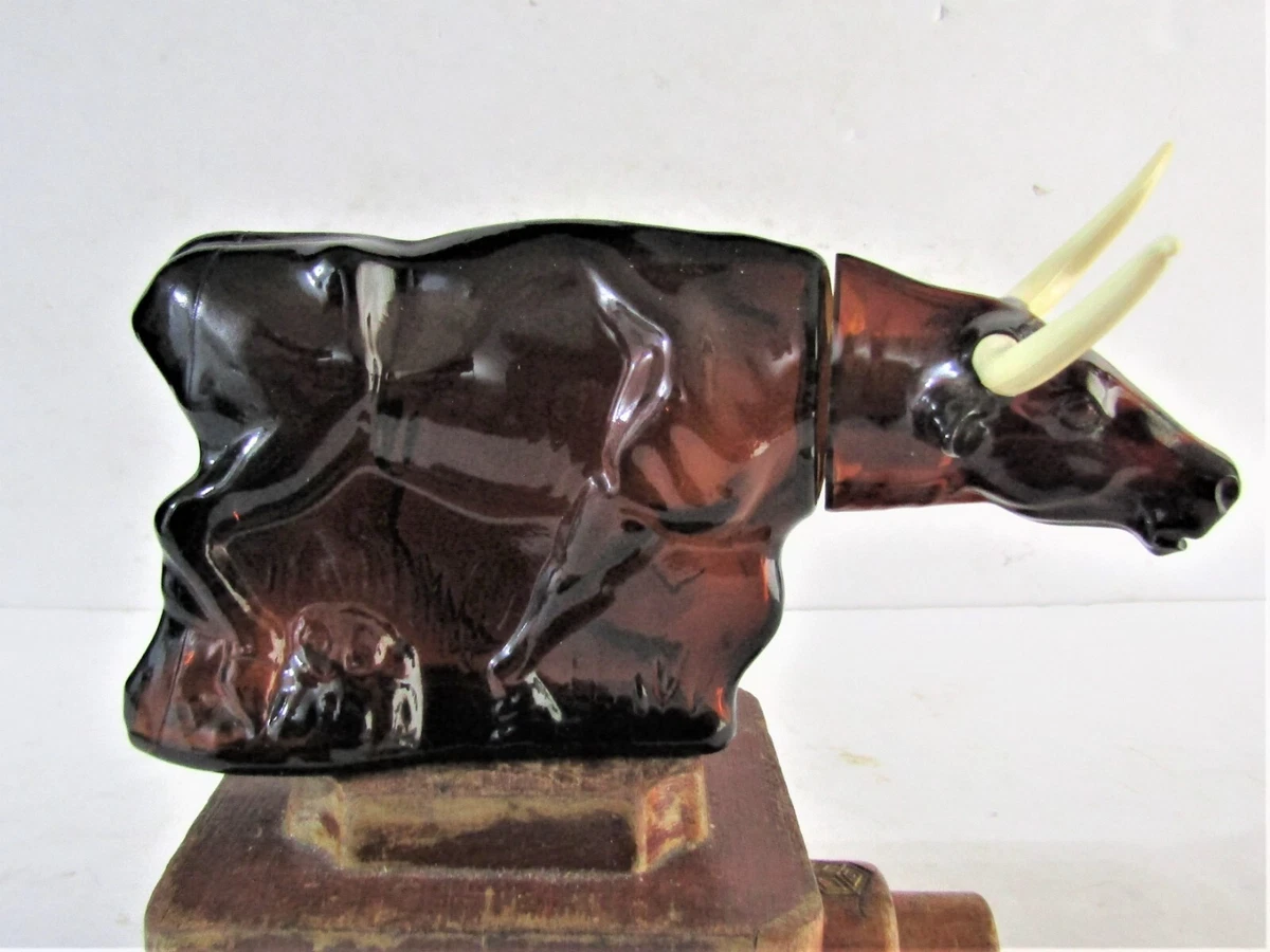 BULL VINTAGE AVON PERFUME BOTTLE EMPTY eBay