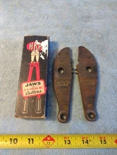 HK Porter Vintage Bolt Cutter Jaws Made In USA For Parts Or Repair 
