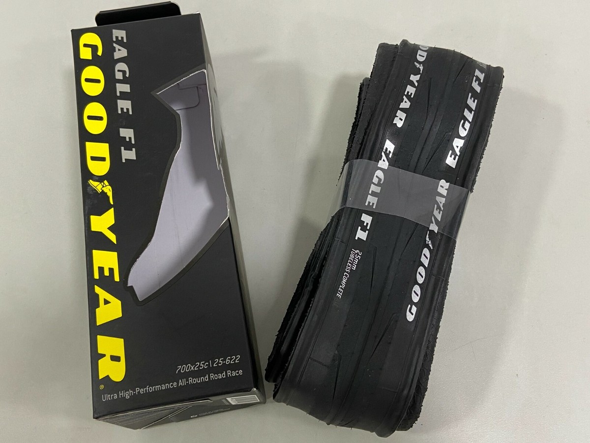 Goodyear Eagle F1 Tubeless Complete Folding 700x25 Road Bike Tire 