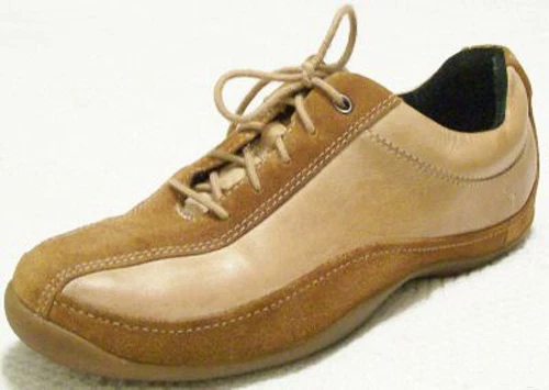 CLARKS Nuova scarpa mocassino PRIVO donna pelle marrone scamosciata casual Oxford sneaker piatta taglia 8 M