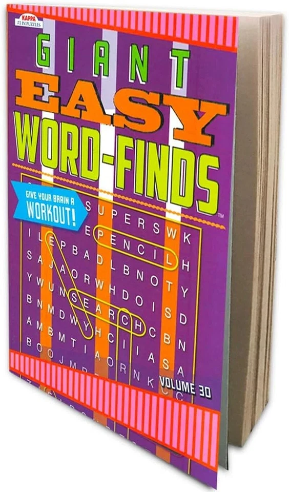 Word Find Puzzle Books for Adults Seniors - Set of 4 Jumbo Word Search Books wit - Image 4 of 4
