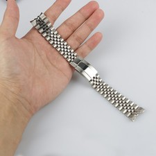 For Rolex GMT Master II 20mm Steel Solid Curv...